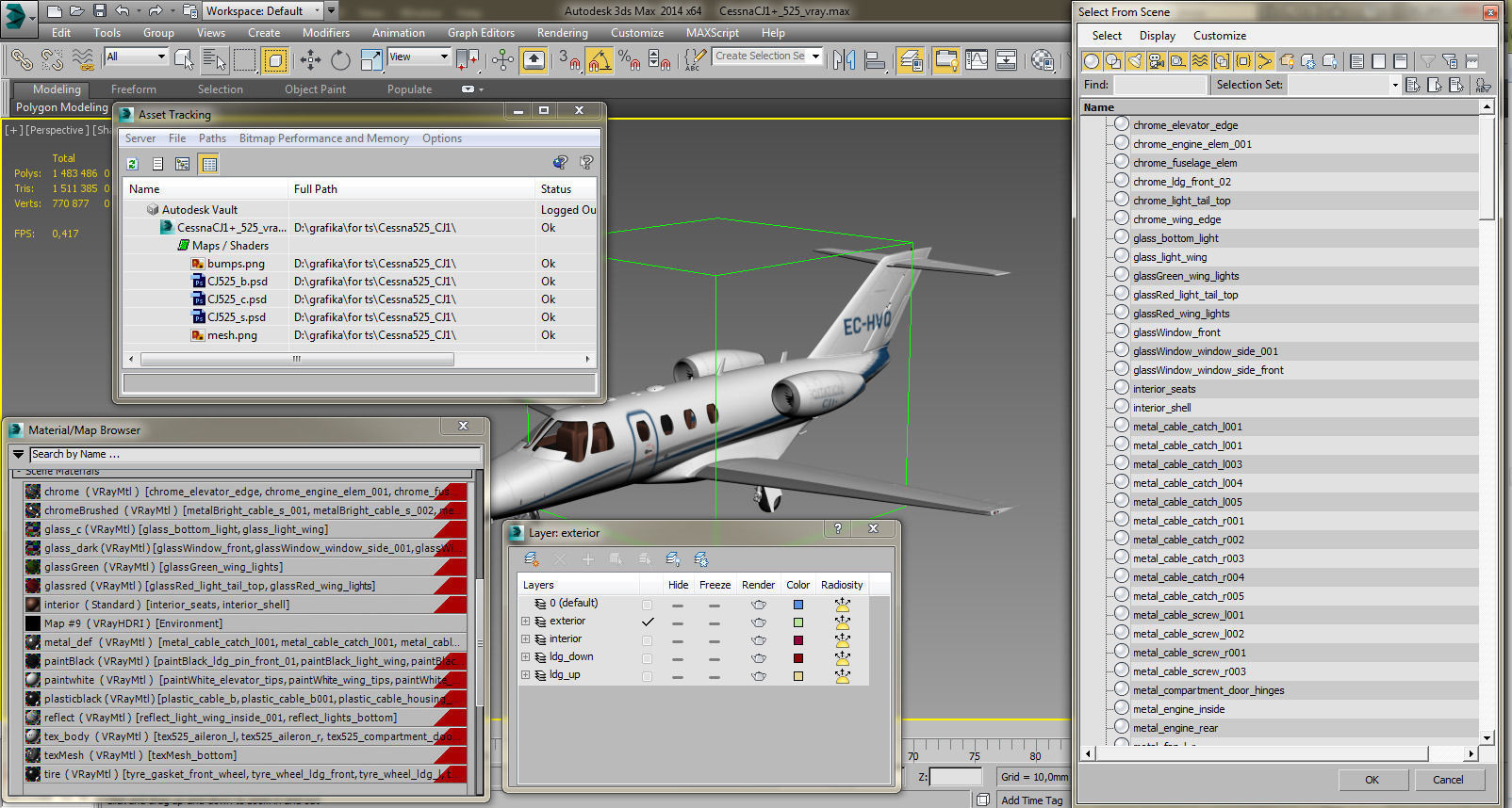 Cessna 525 CJ1 plus Citation Jet 3D model_26