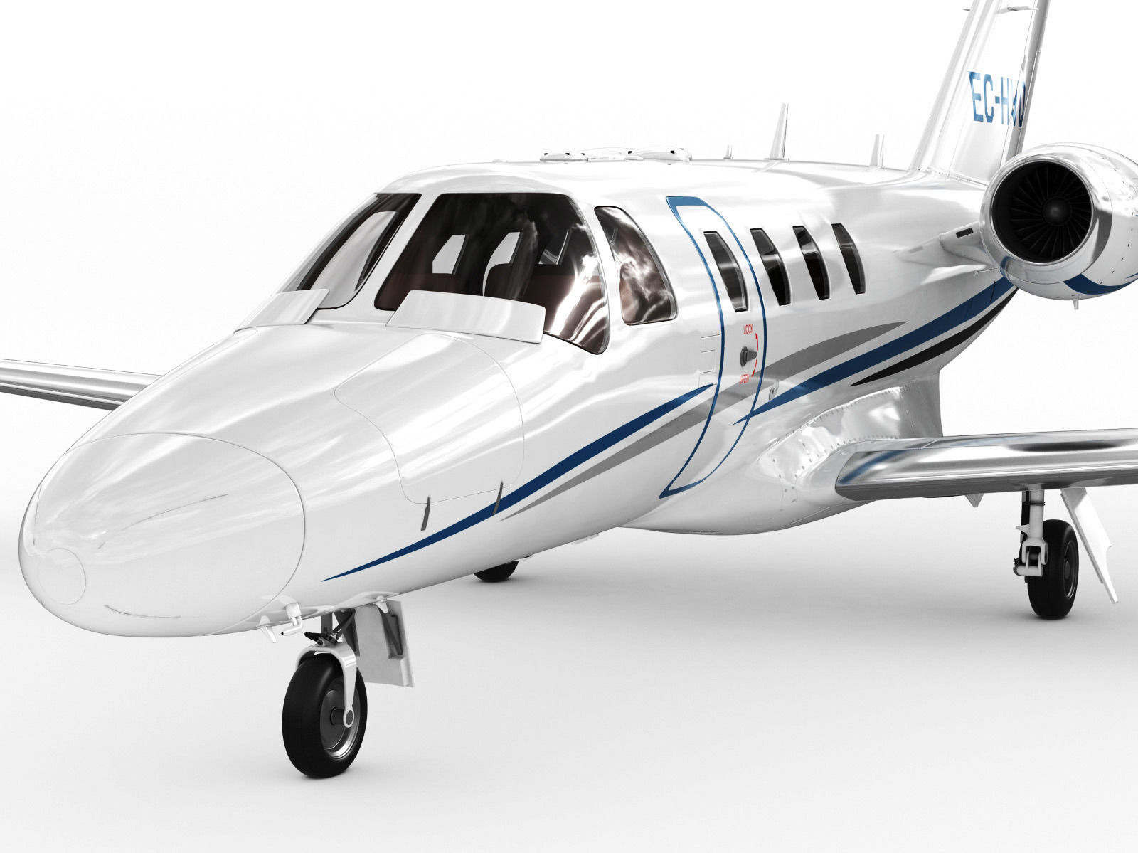 Cessna 525 CJ1 plus Citation Jet 3D model_1