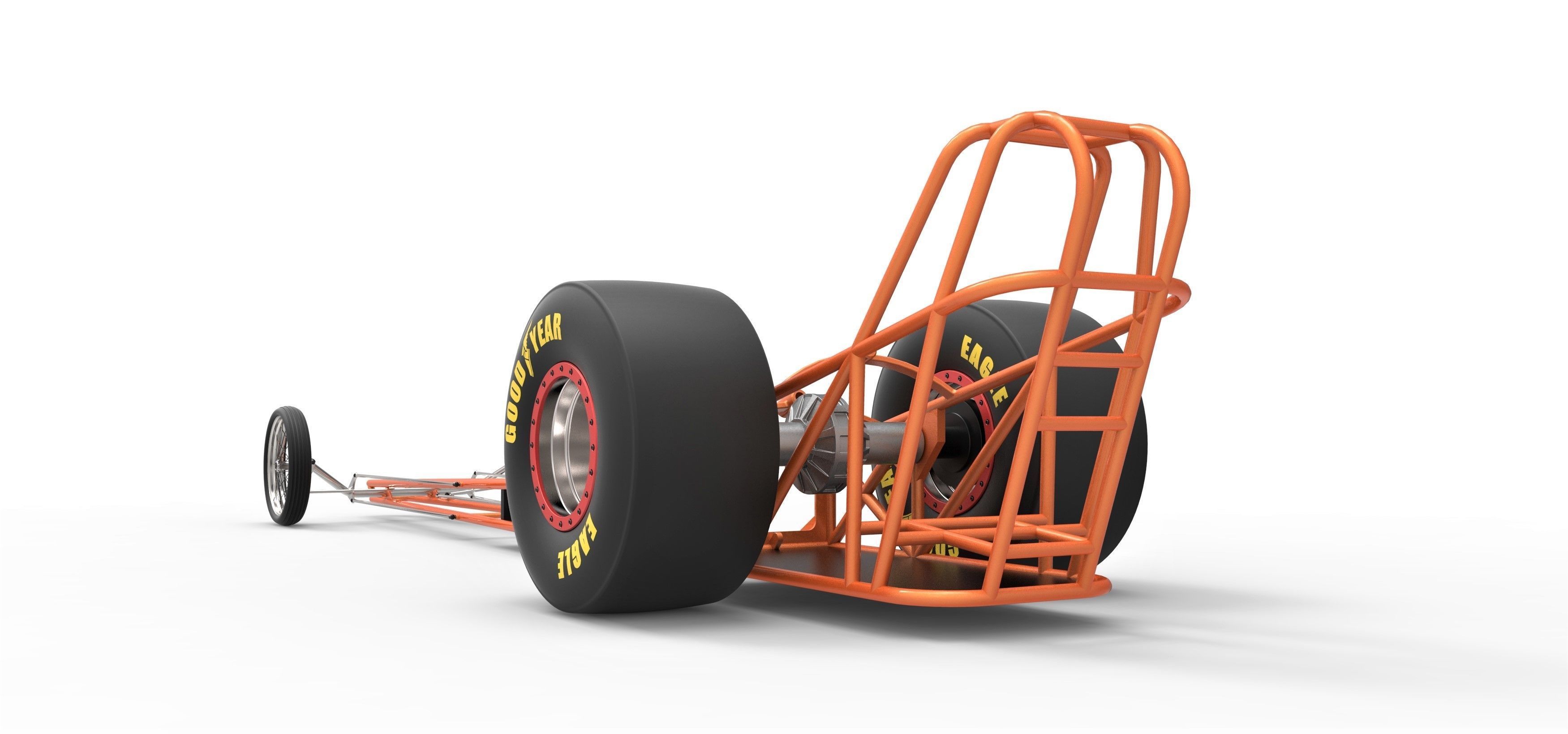 Chassis of front engined dragster 3D model_12