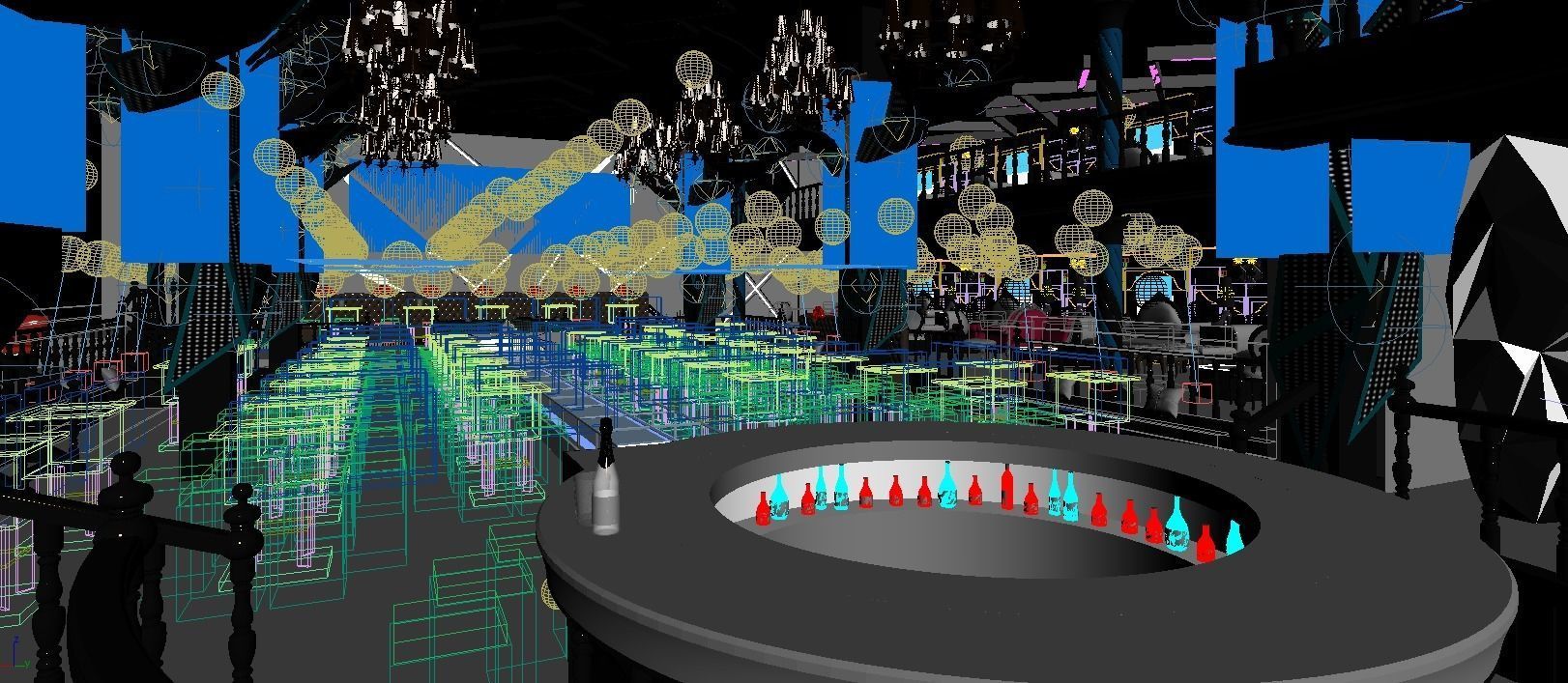 Night Club - Bar  3D model_1