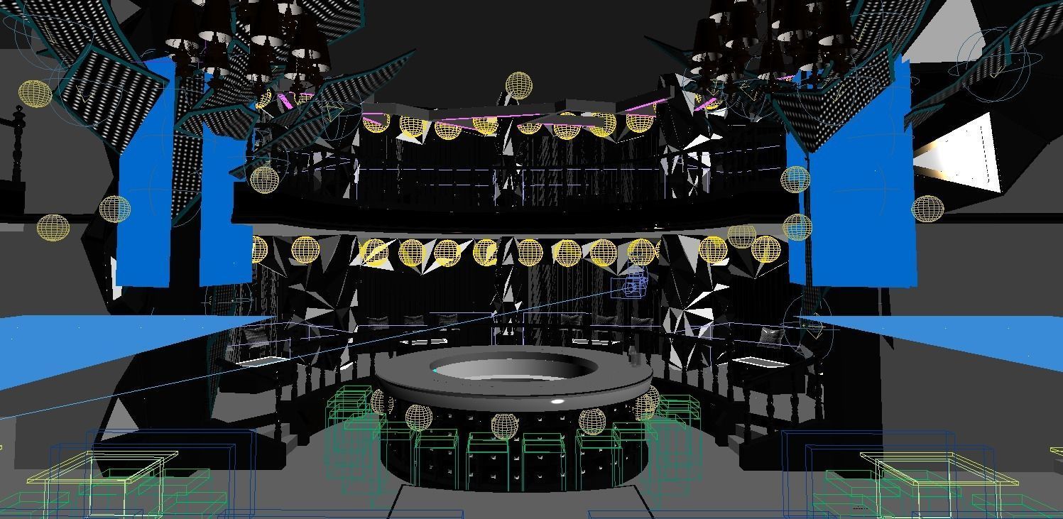Night Club - Bar  3D model_4
