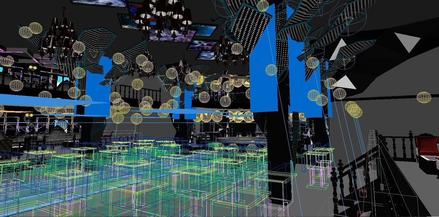 Night Club - Bar  3D model_3