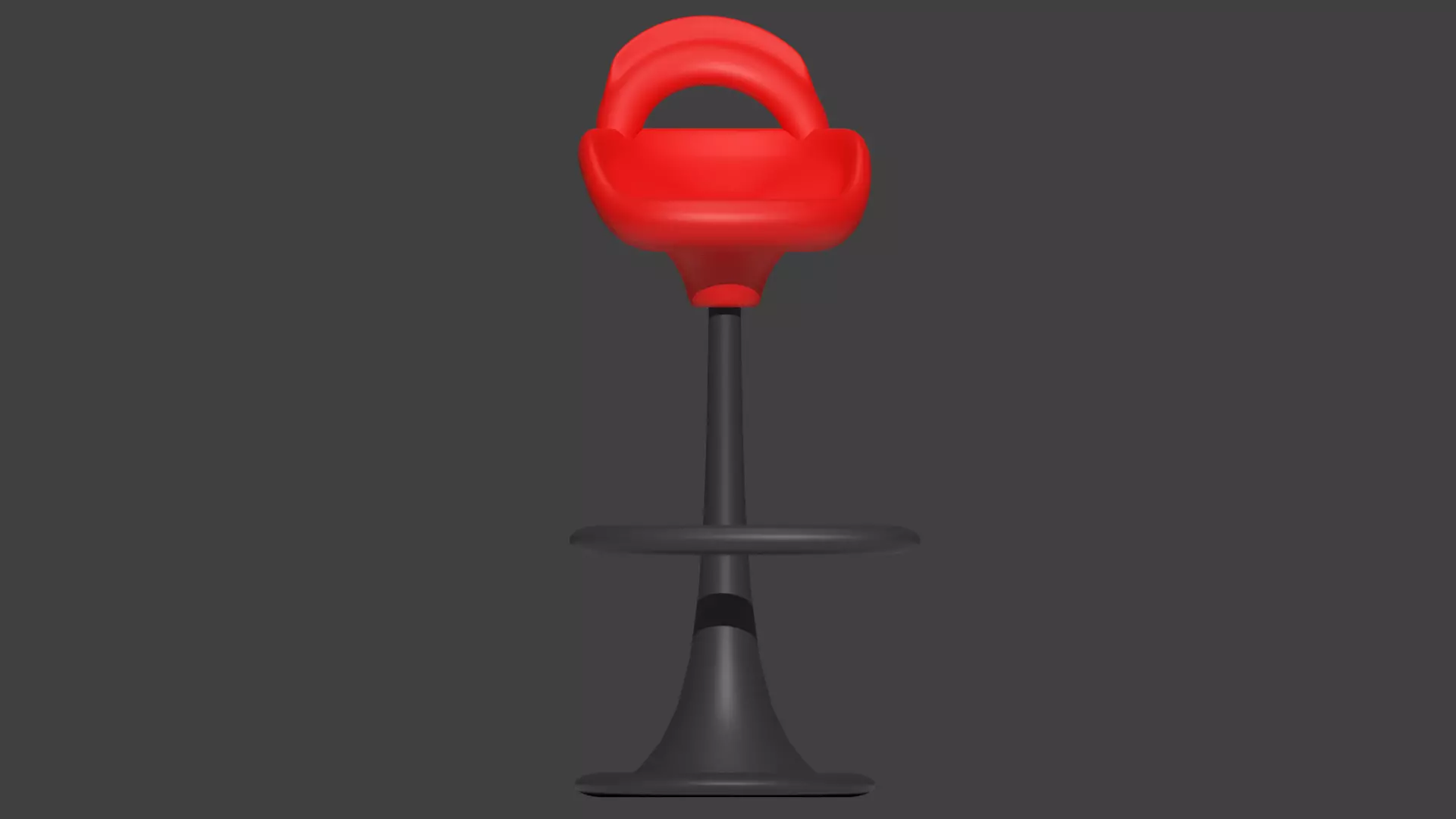 THE CHAIR stool 3D model_0
