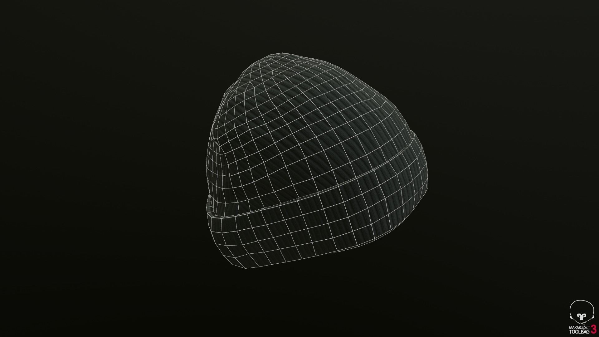 Beanie Low-Poly mannequin wearing Low-poly 3D model_4
