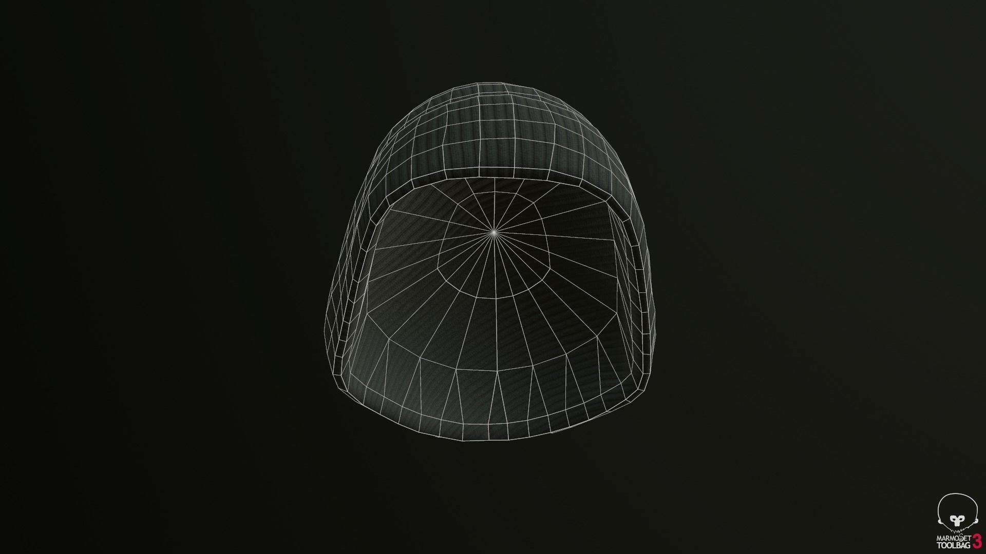 Beanie Low-Poly mannequin wearing Low-poly 3D model_5