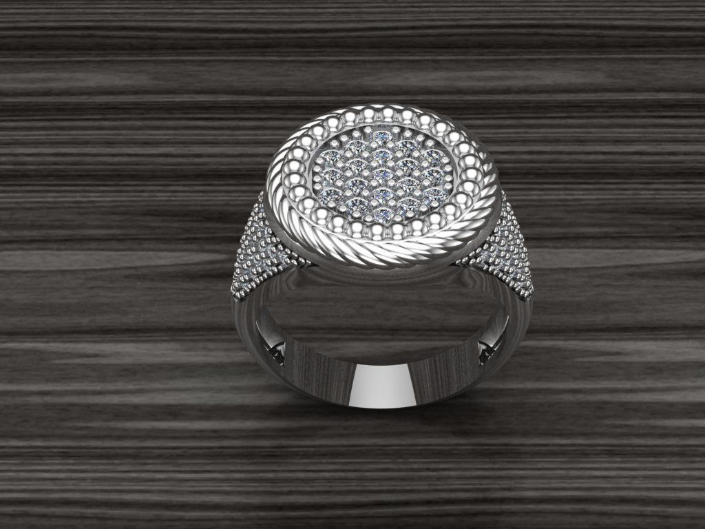 Men rings 2 Model file 3D print model_16