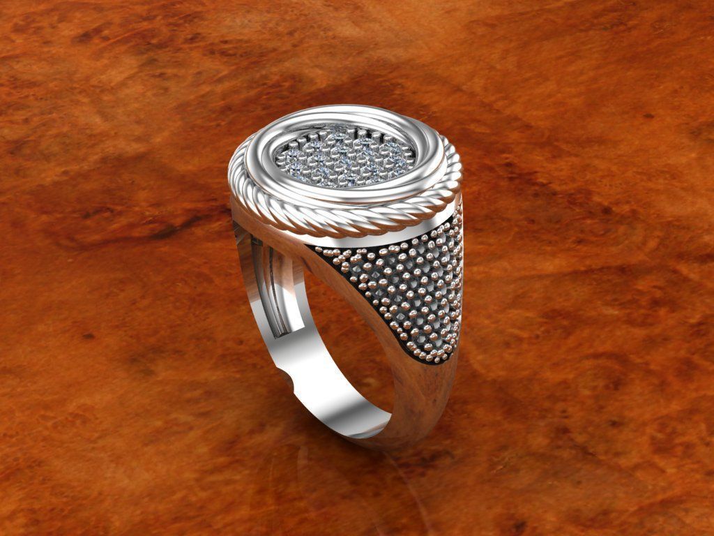 Men rings 2 Model file 3D print model_27