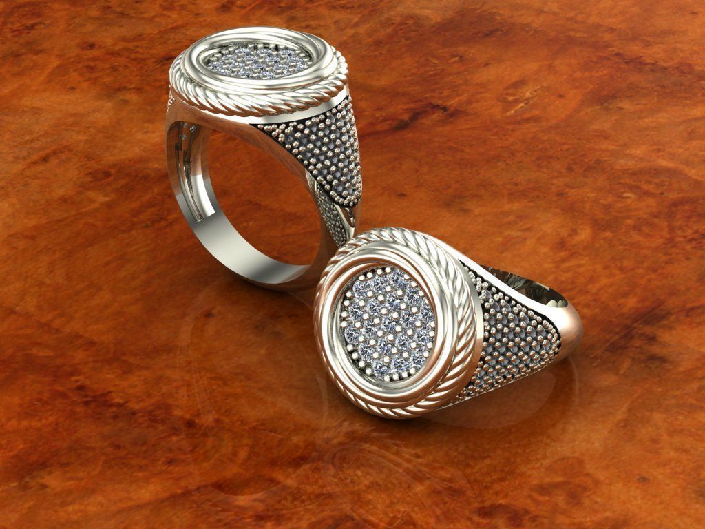 Men rings 2 Model file 3D print model_2