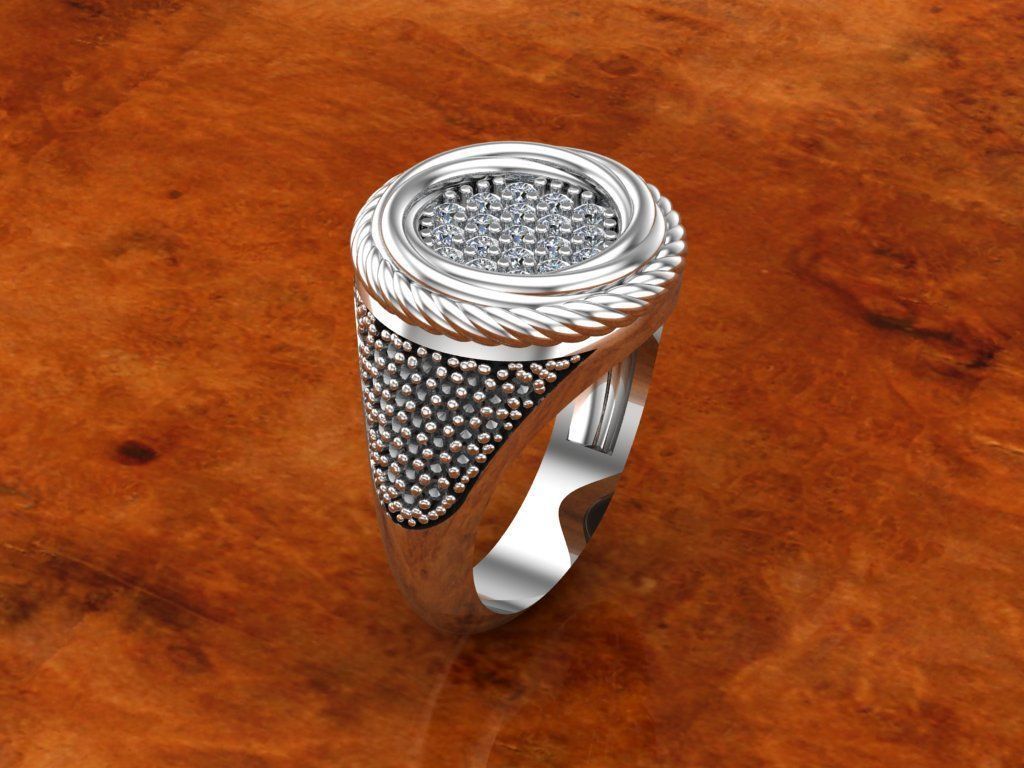 Men rings 2 Model file 3D print model_12