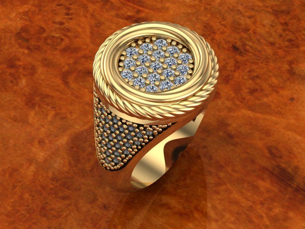 Men rings 2 Model file 3D print model_25