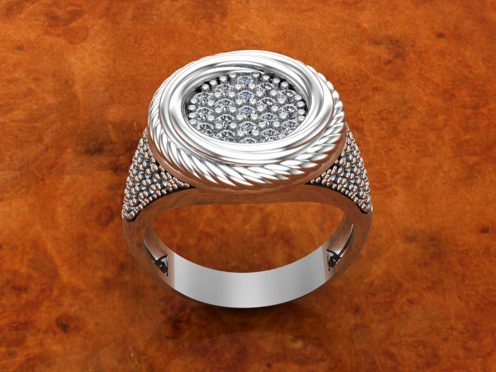 Men rings 2 Model file 3D print model_23