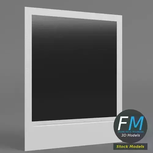 Instant film 3D model