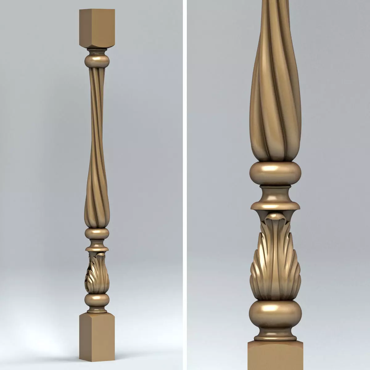 Baluster 002 3D model_0