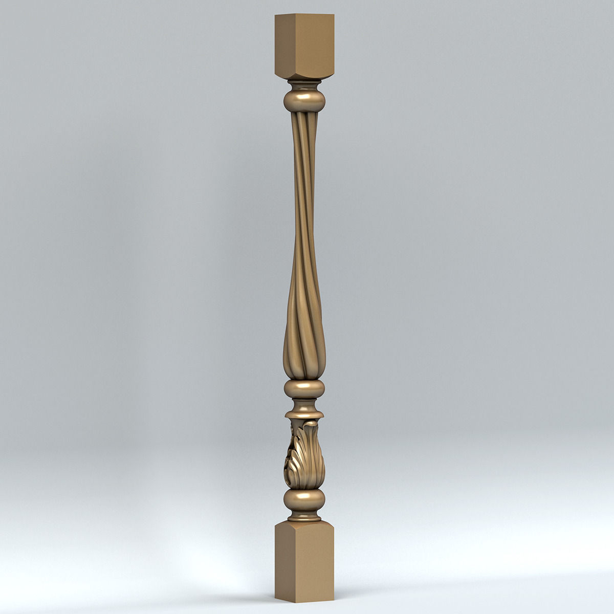 Baluster 002 3D model_1