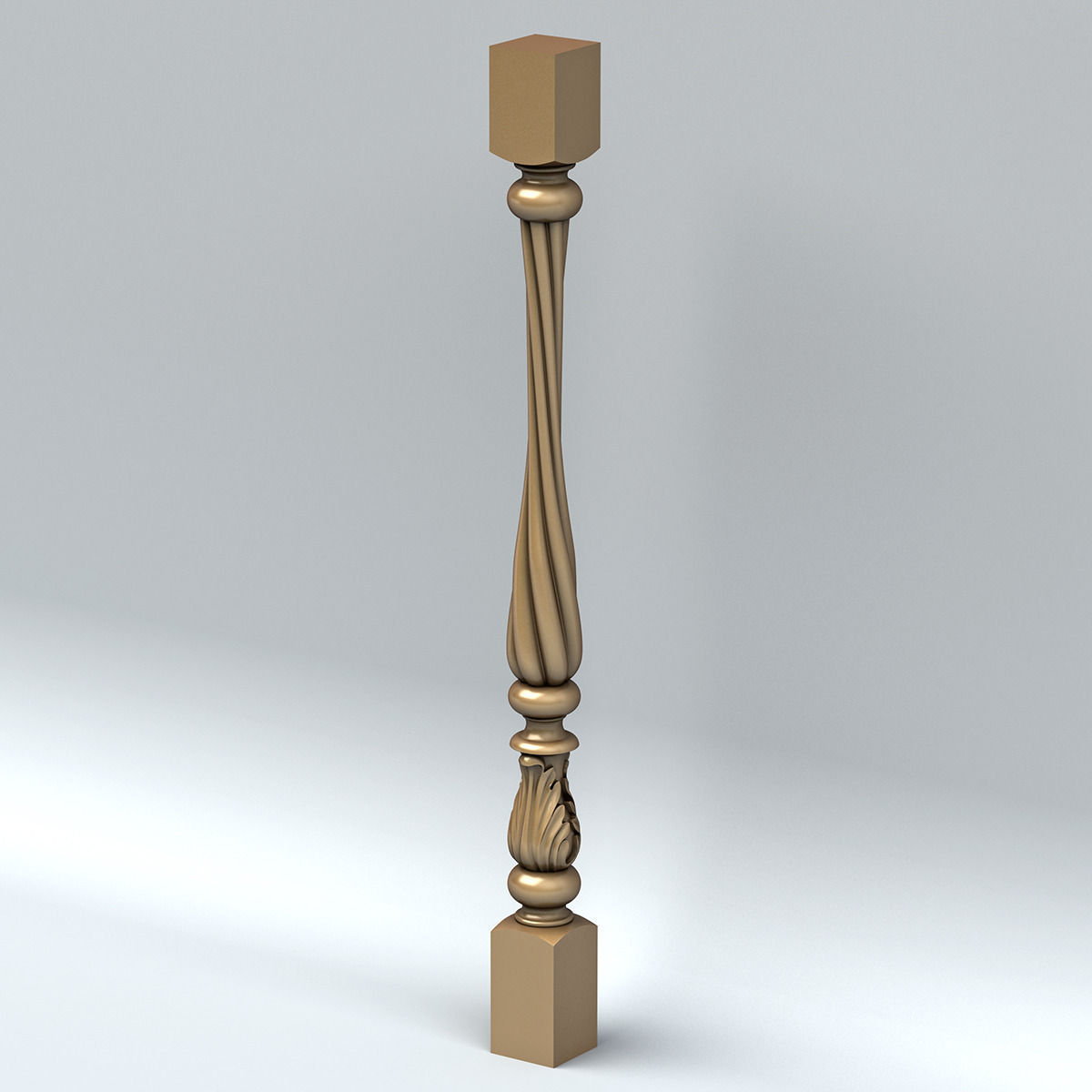 Baluster 002 3D model_3