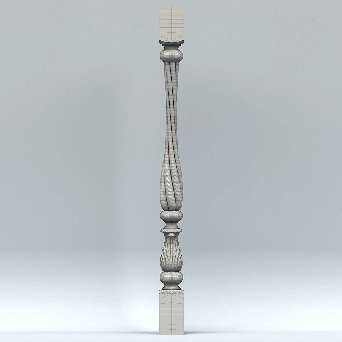Baluster 002 3D model_5