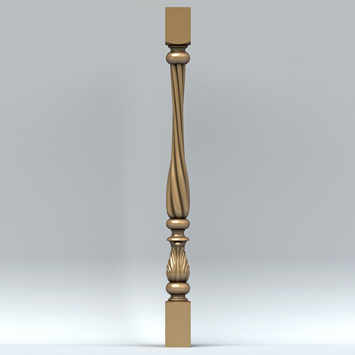 Baluster 002 3D model_2