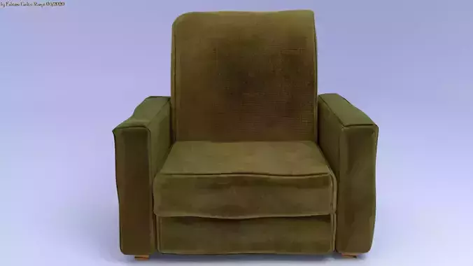 Green Arm Chair Cozy