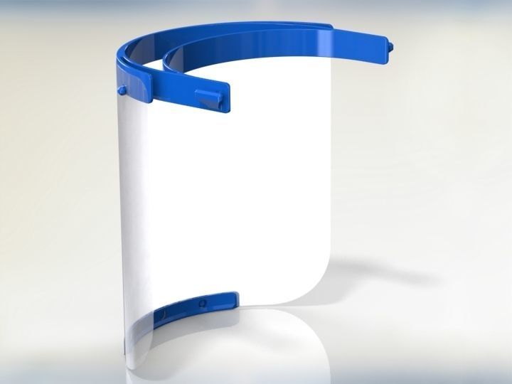 Face Shield 3D model_1
