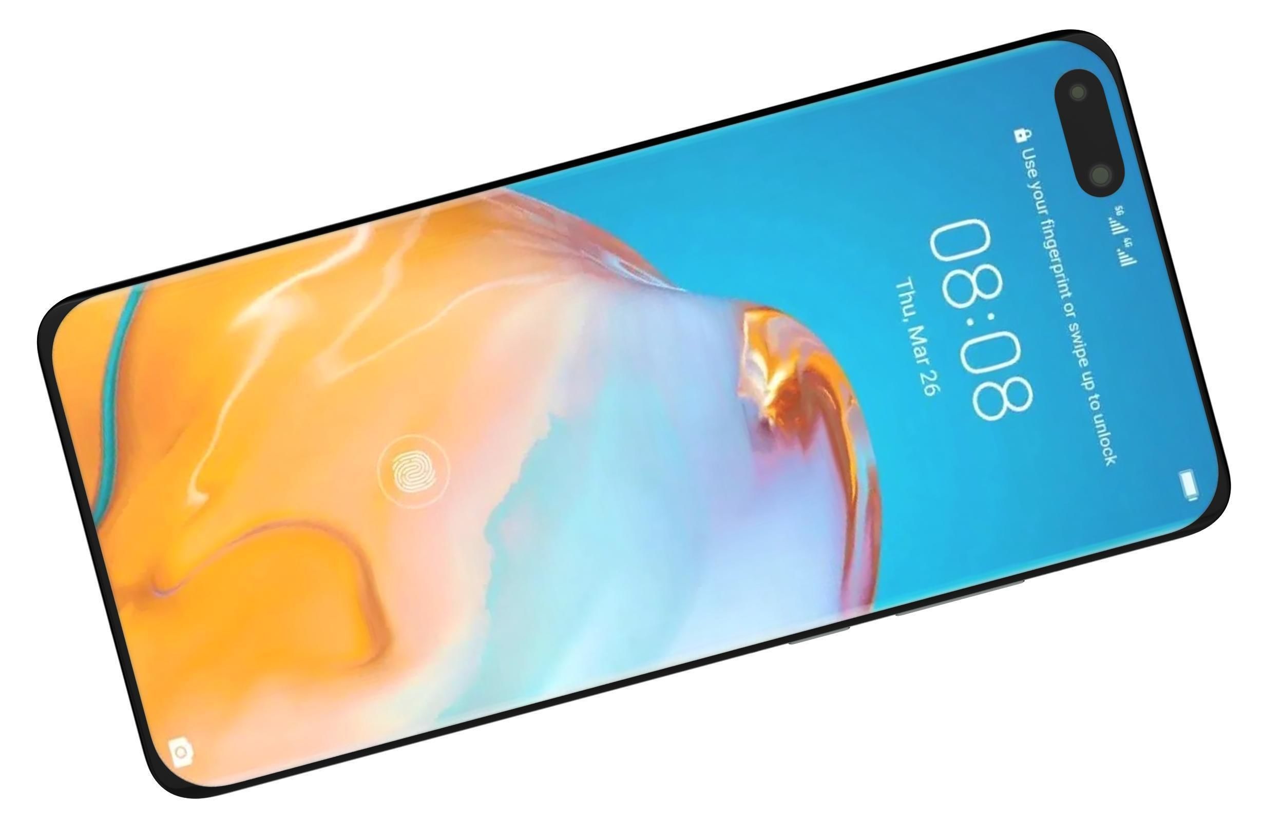 Huawei P40 Pro Black 3D model_6