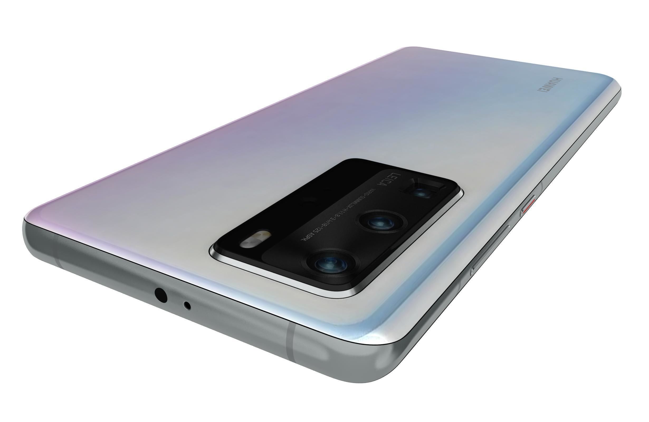 Huawei P40 Pro Ice White 3D model_12