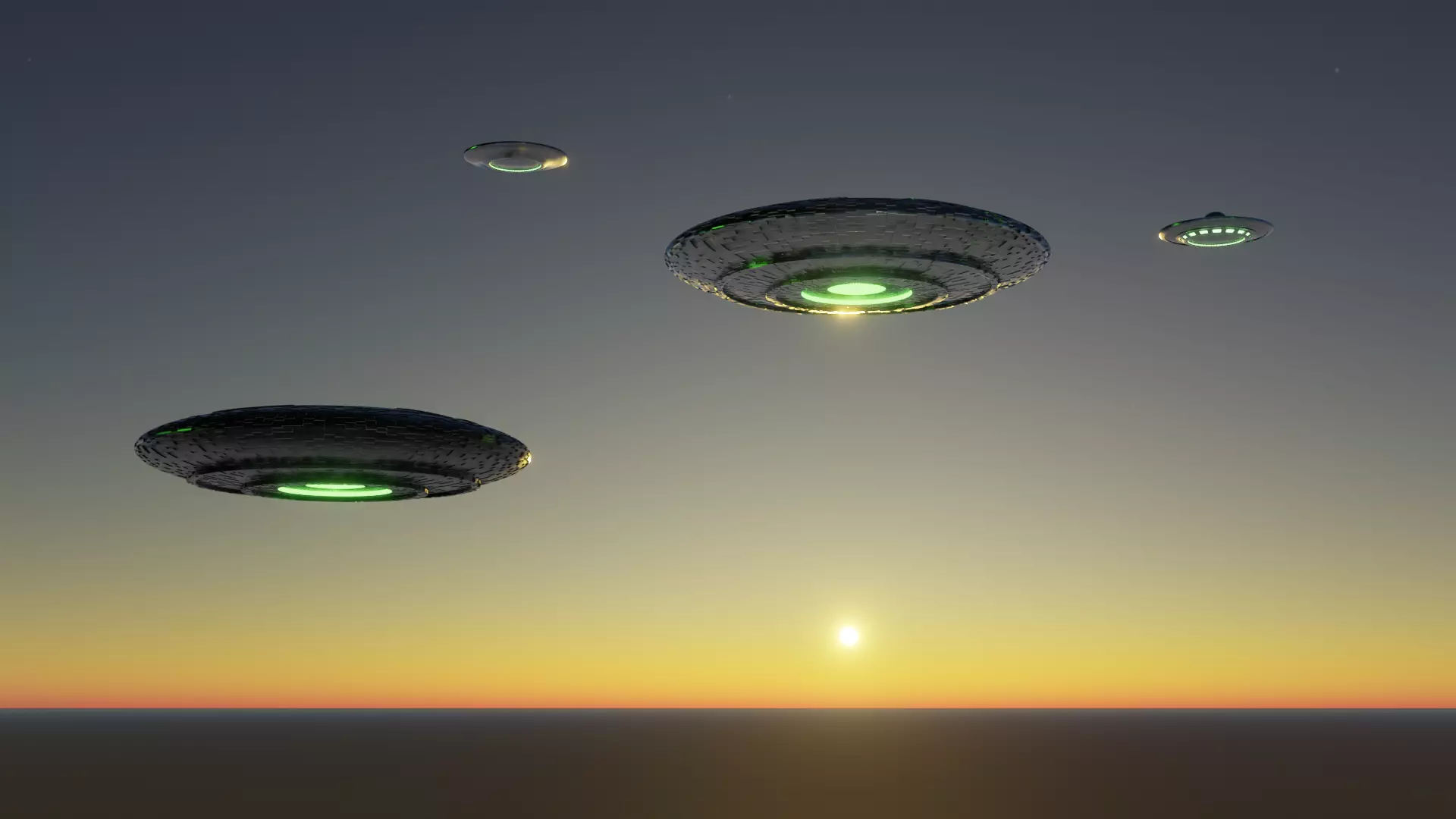 Kit ufo 3D models  Low-poly 3D model_0