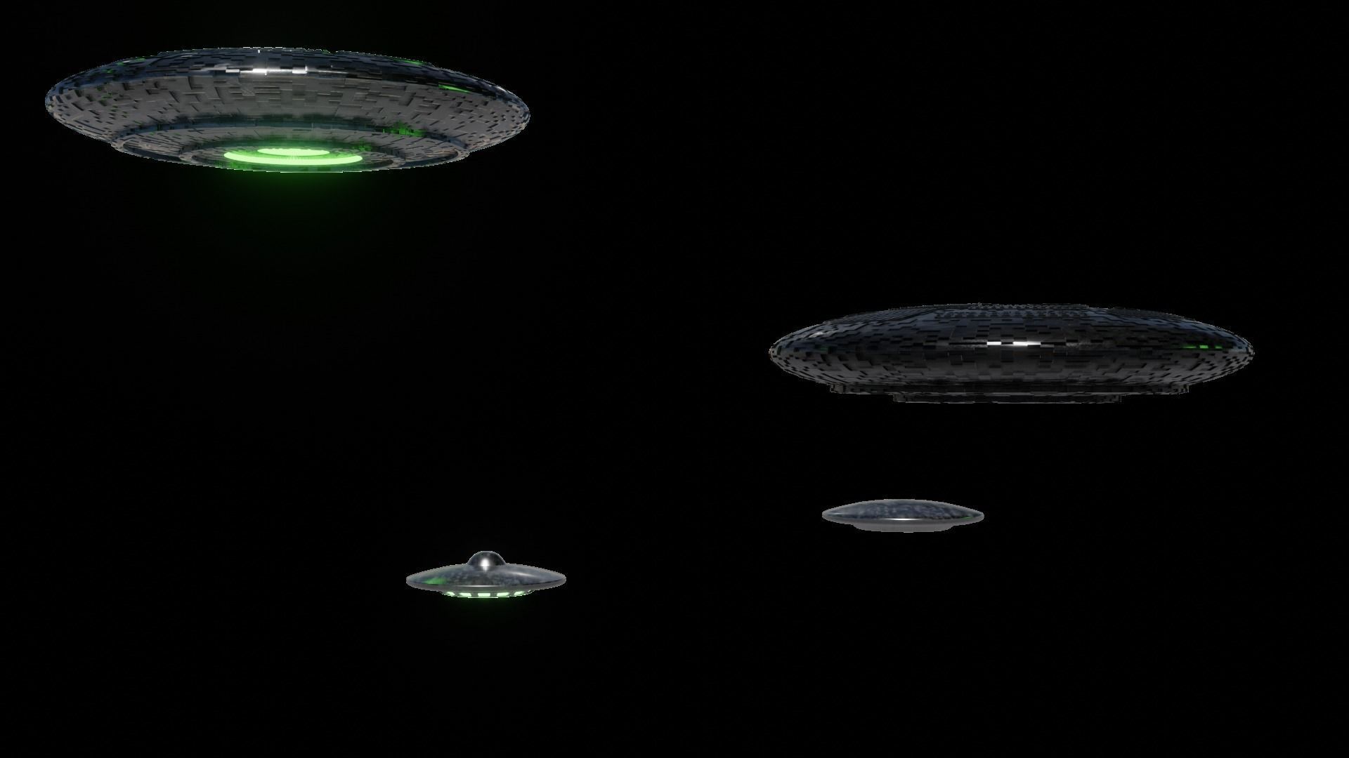 Kit ufo 3D models  Low-poly 3D model_9