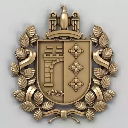Coat of arms of Chernovitskiy region Ukraine