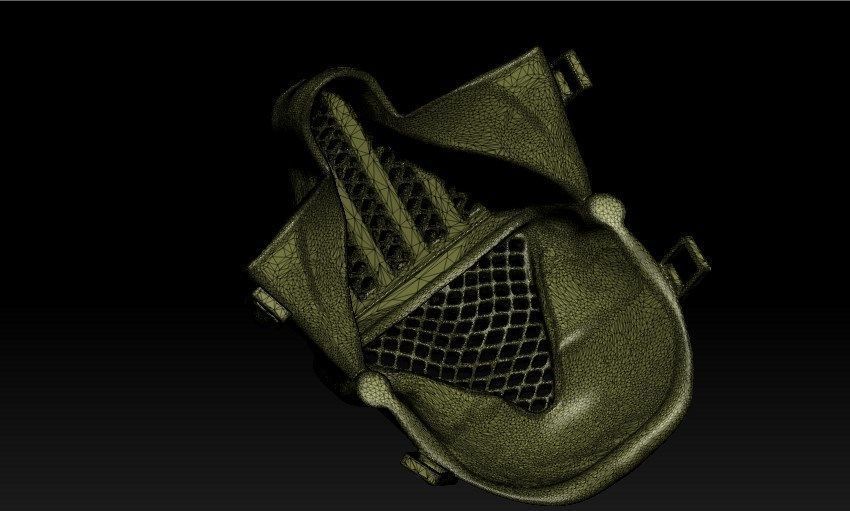 Dart Vader Half Mask Free 3D print model_12