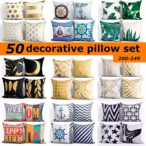 50 Decorative set pillow  200-249