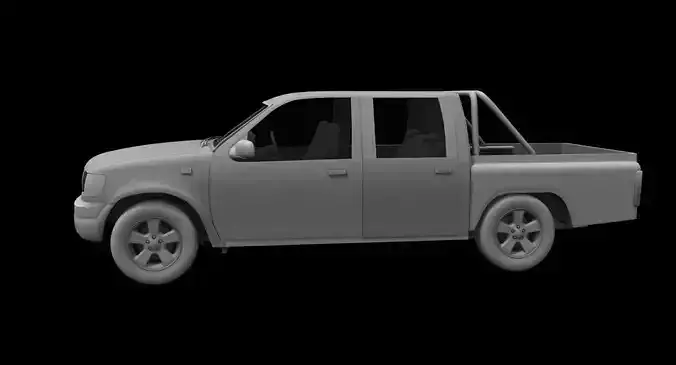 nissan car 3d model