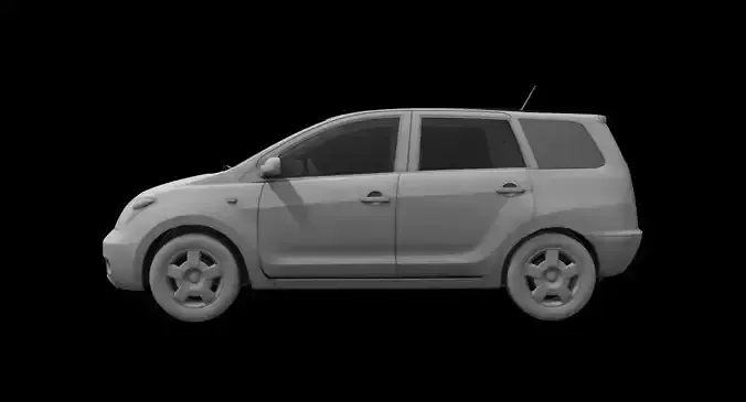 innova car 3d model