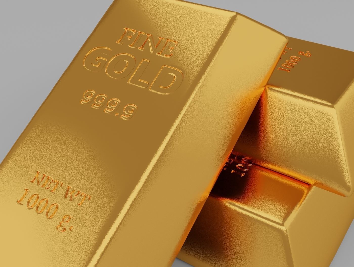 Fine Gold 3D model_3