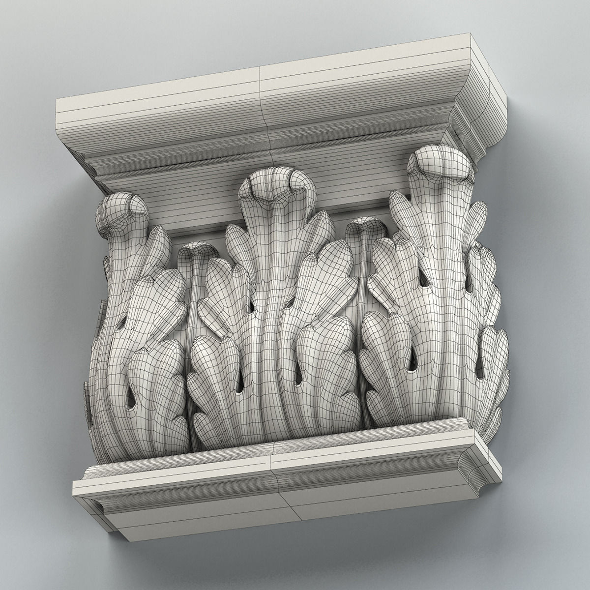 Column Capital 003 3D model_7