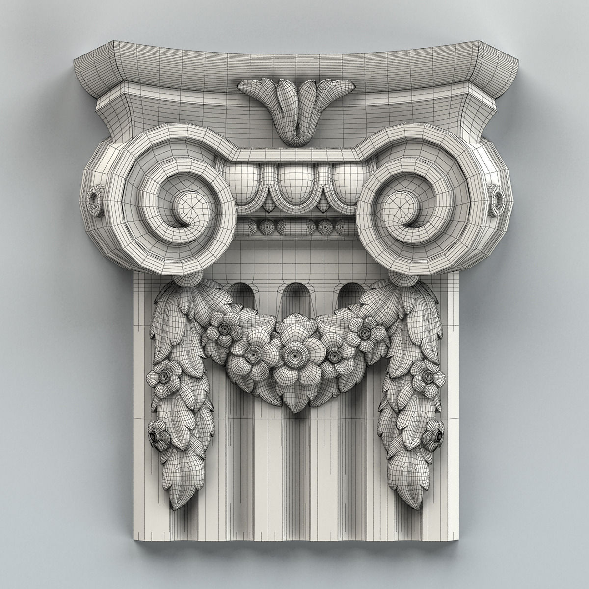 Column Capital 004 3D model_5