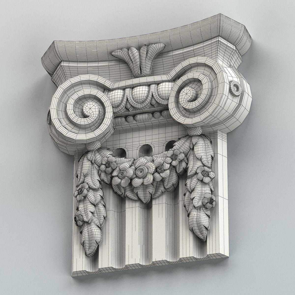 Column Capital 004 3D model_6