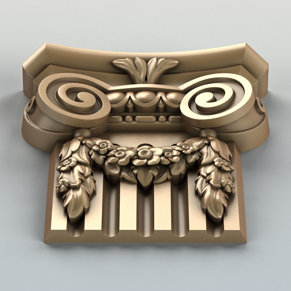 Column Capital 004 3D model_4