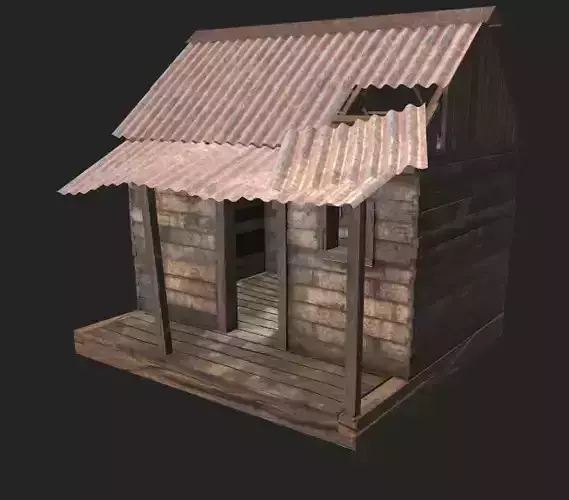 Abandonned wood cabin