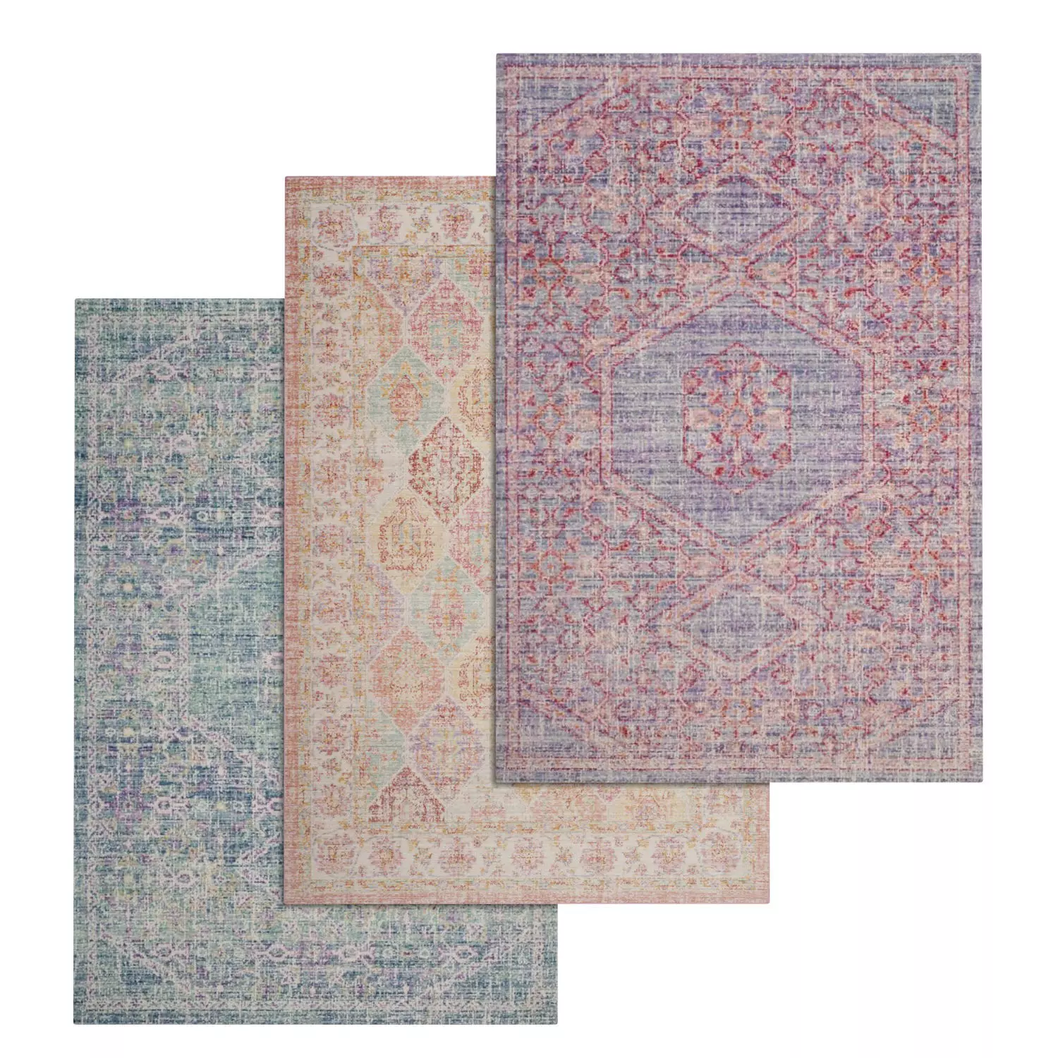 Rug Set 521 3D model_0