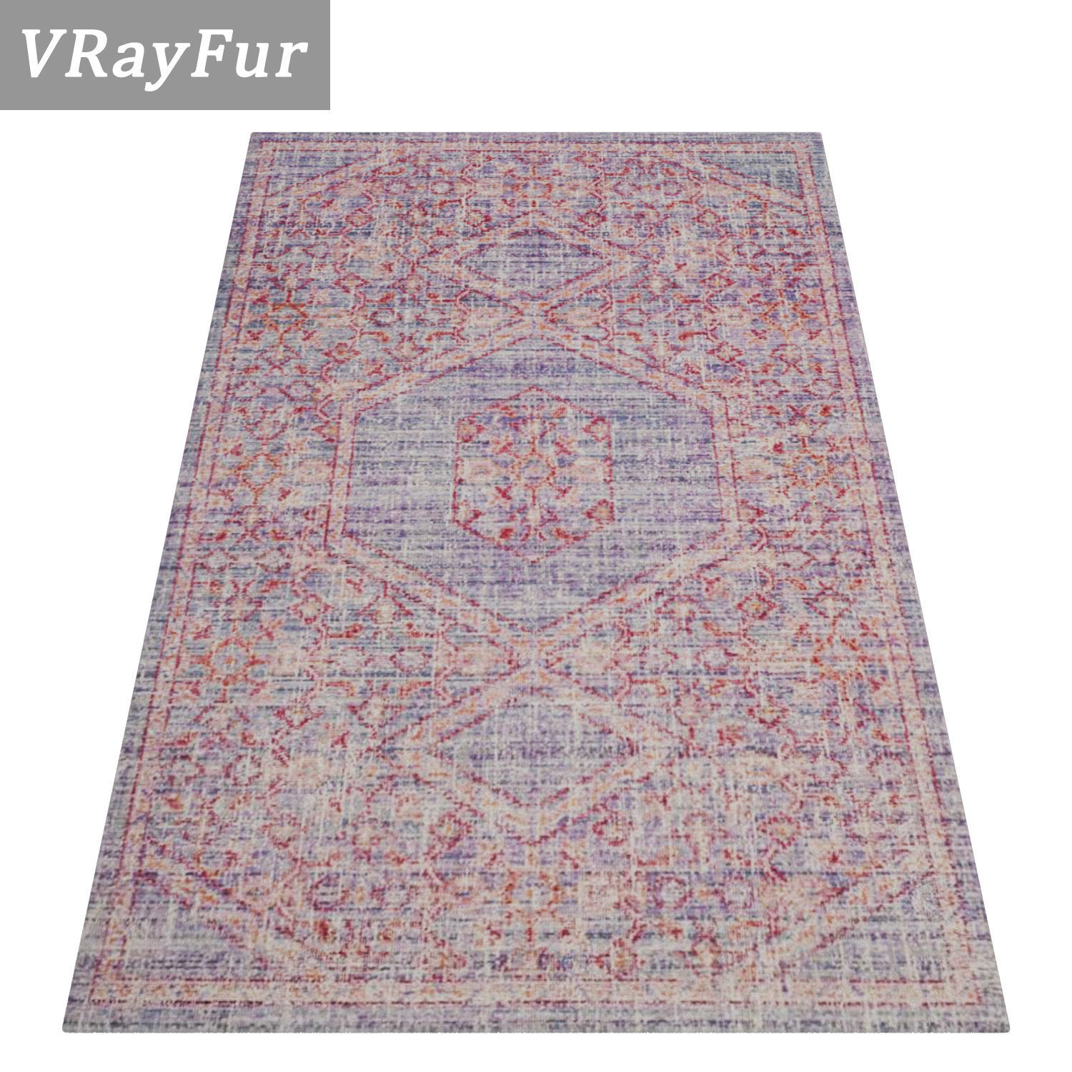 Rug Set 521 3D model_2