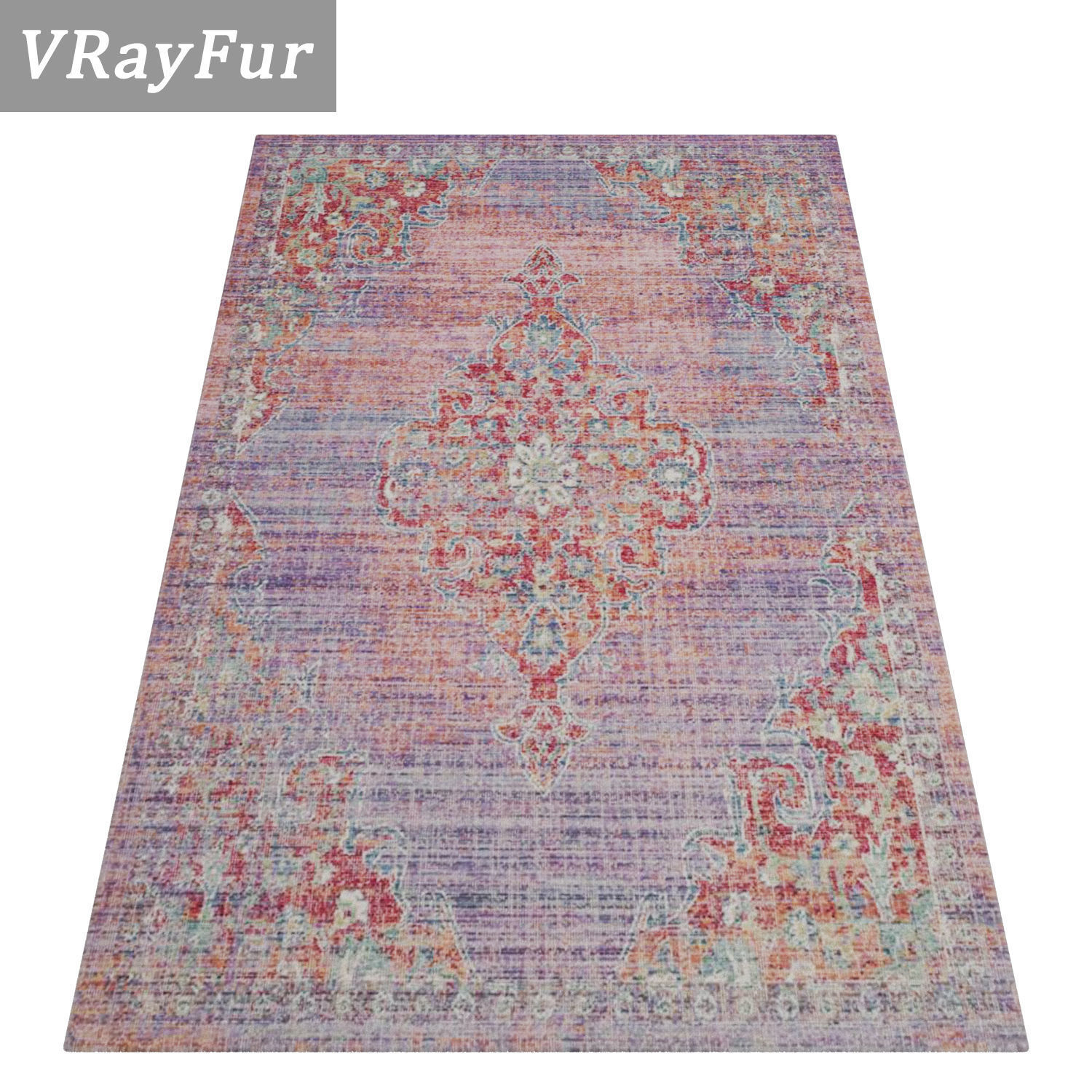 Rug Set 525 3D model_2