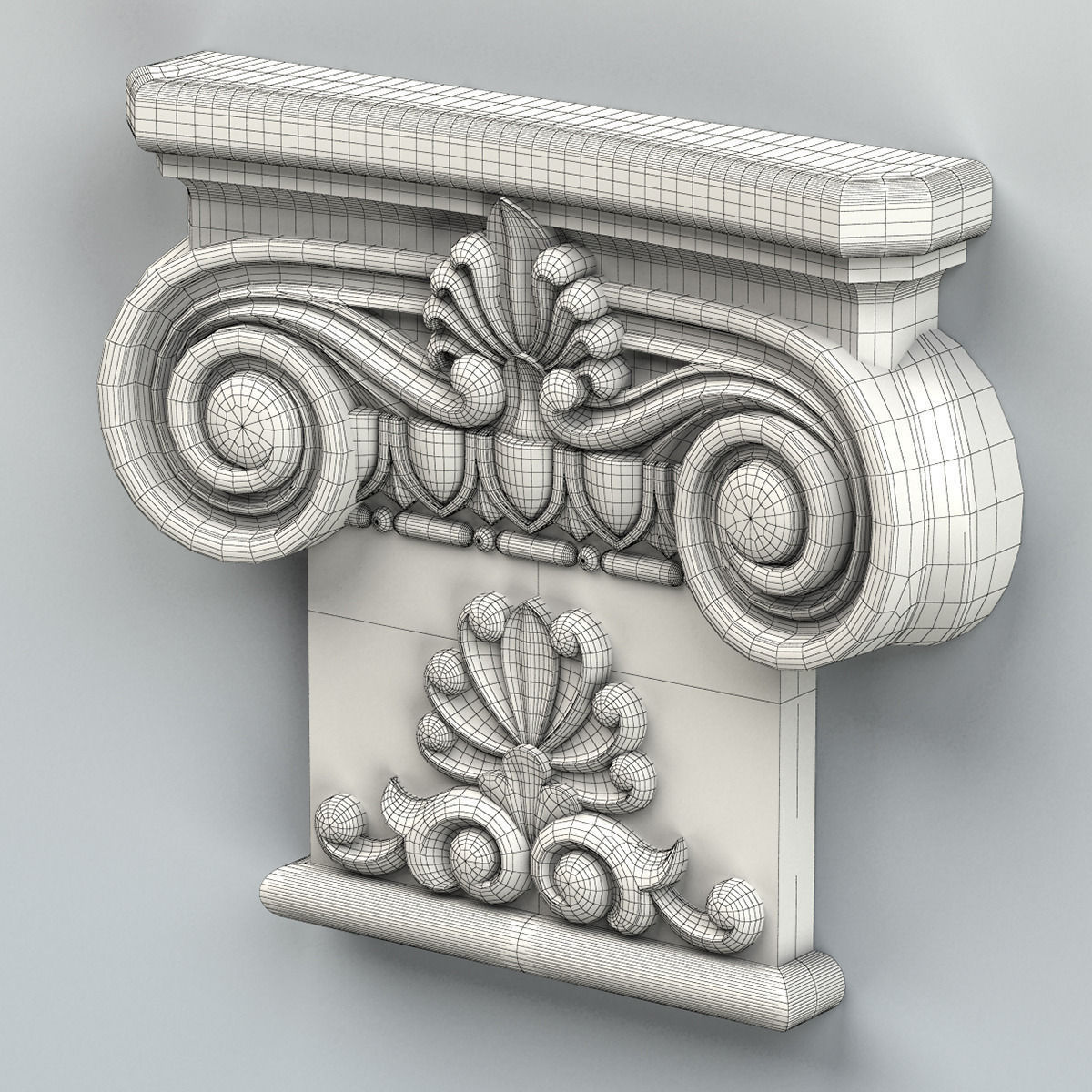 Column Capital 007 3D model_6