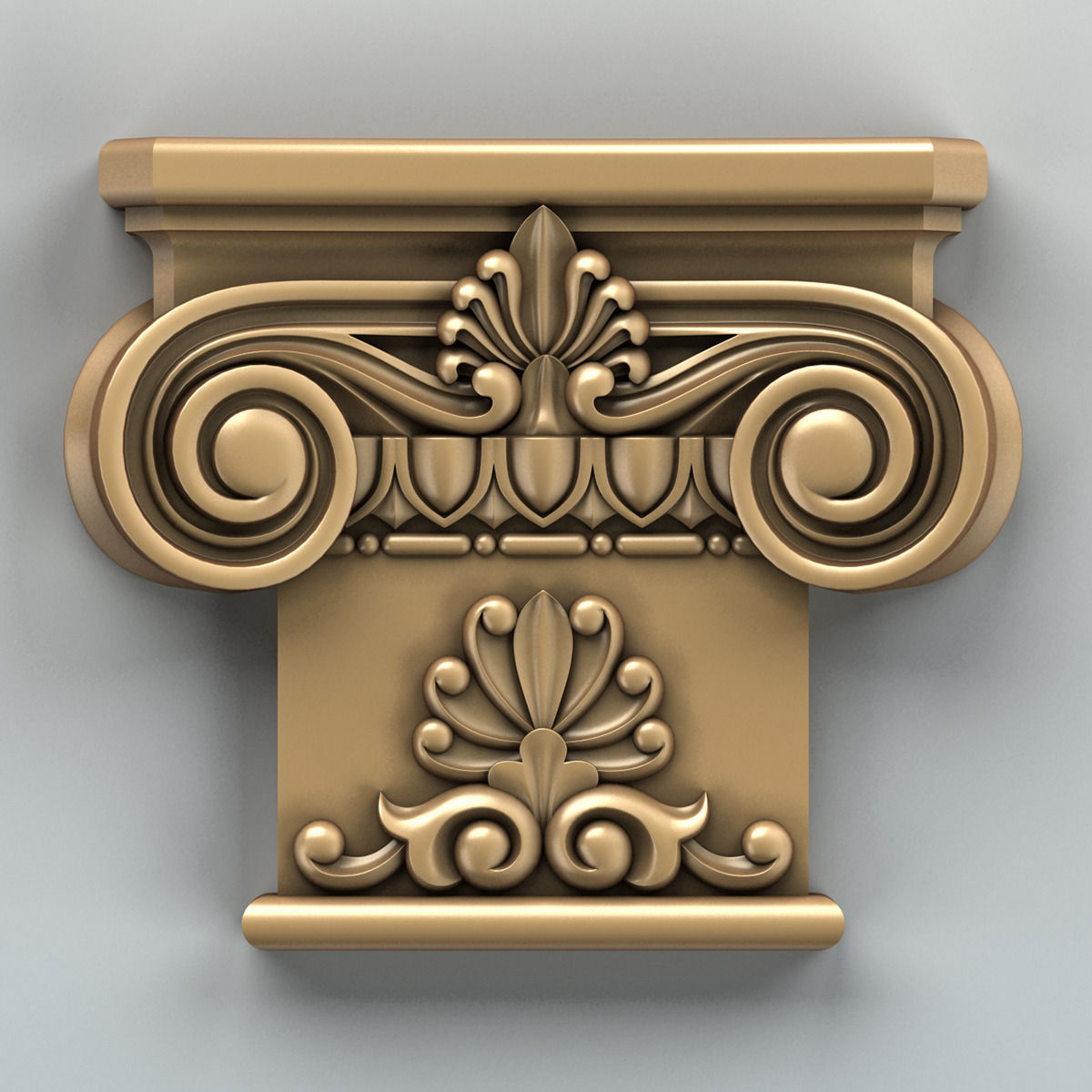 Column Capital 007 3D model_1