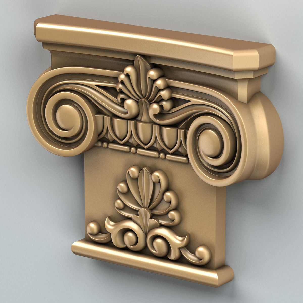Column Capital 007 3D model_2