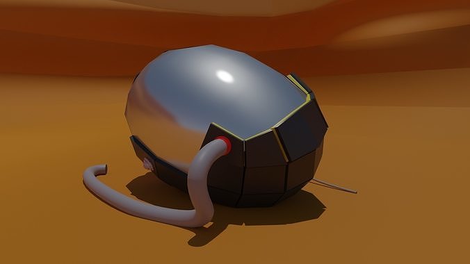 3D model of spacesuit Low-poly 3D model