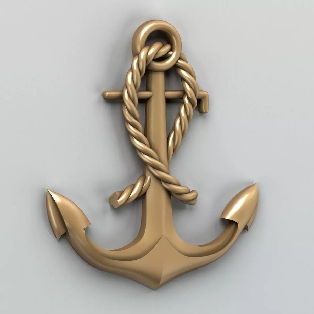 Carved decor central 004 3D model_0