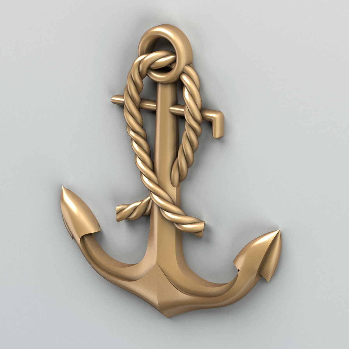 Carved decor central 004 3D model_2