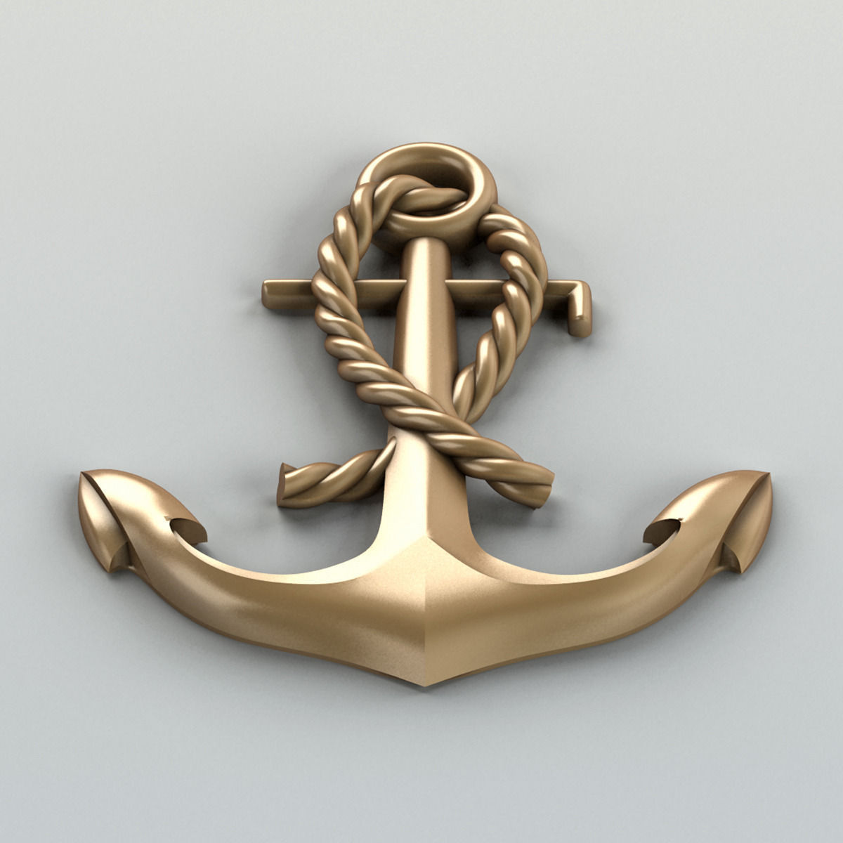 Carved decor central 004 3D model_4