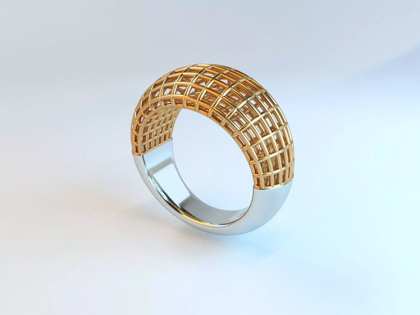 Openwork ring 3D print model