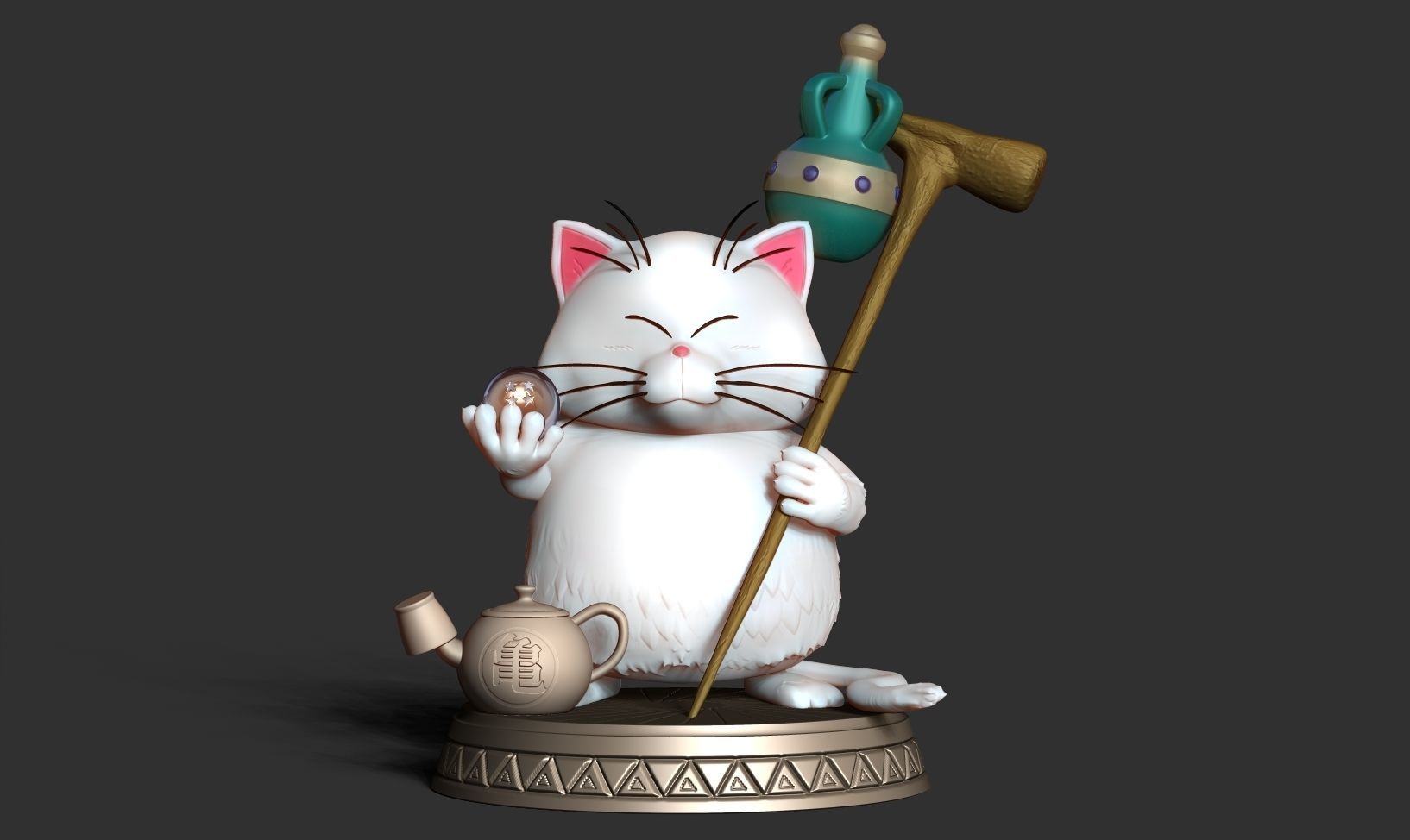 Korin - Dragon Ball Fanart 3D print model_7